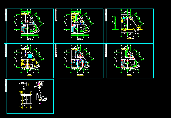 某度假酒店建筑设计方案全套CAD图纸_图1