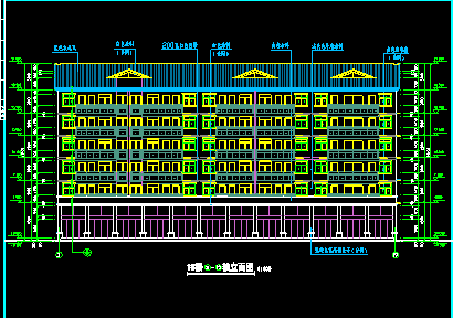 某带阁楼住宅建筑CAD设计施工图-图二