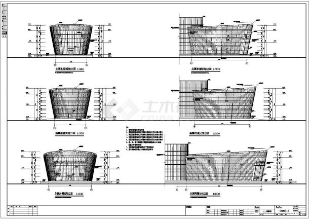 上海青浦三层博物馆建筑设计方案图纸-图二