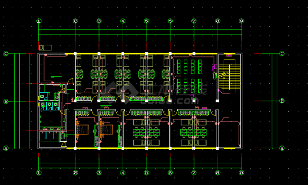 某综合楼建筑电气施工全套CAD图纸-图二