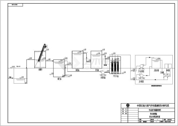 污水处理一体化MBR出口成套设备及厂区的安装图-图二