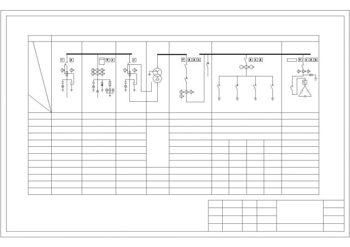 10KV建筑工地临时用电原理系统图 _图1