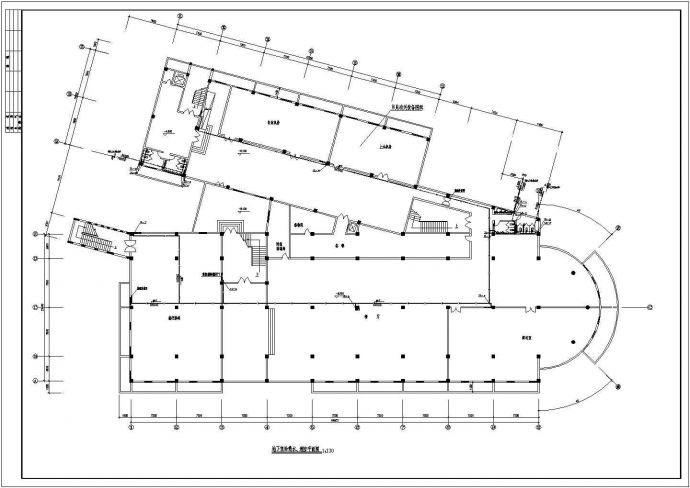 大型食堂给排水、消防和灭火器设计图_图1