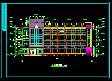 某医院门诊楼CAD建筑施工设计图-图二