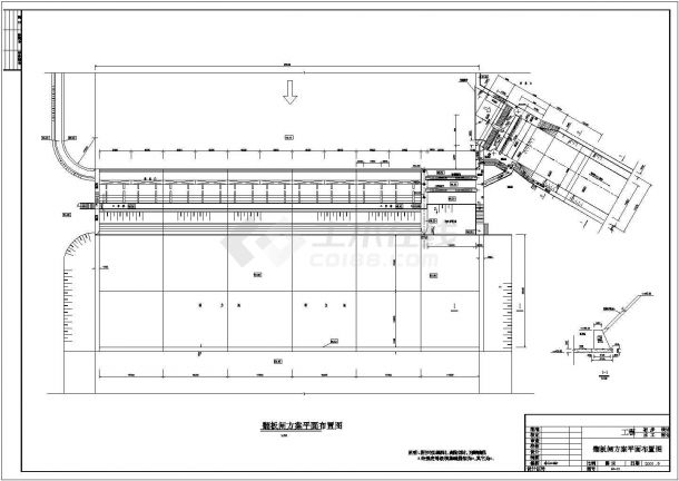 橡胶坝和翻板闸设计施工图阶段结构图的设计-图二