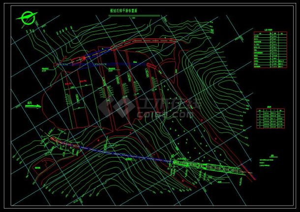 一整套大坝及底涵封堵处理设计cad图-图二