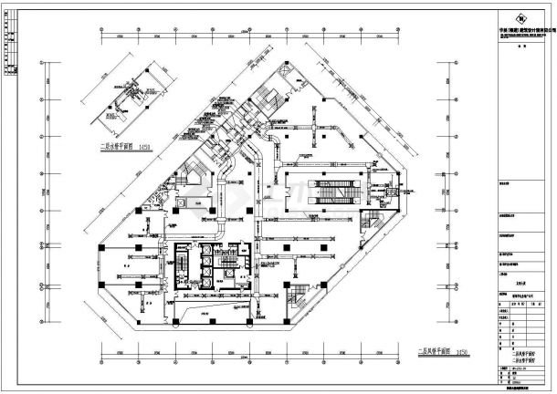 福建某地30层友谊大厦暖通全套施工图-图二