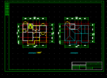 大型楼盘别墅建筑施工cad设计方案图纸-图一