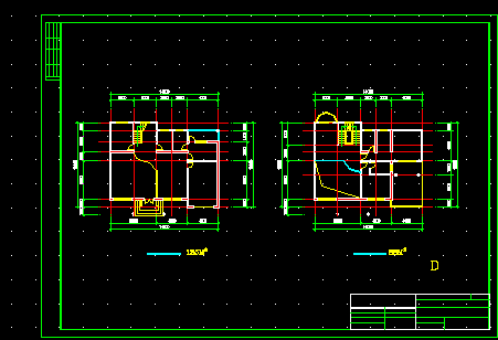 大型楼盘别墅建筑施工cad设计方案图纸-图二