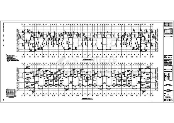 浙江6层框架结构住宅全套结构施工图-图二
