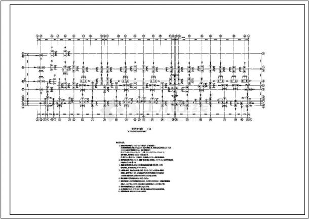 某地6层框架结构住宅全套结构施工图-图二