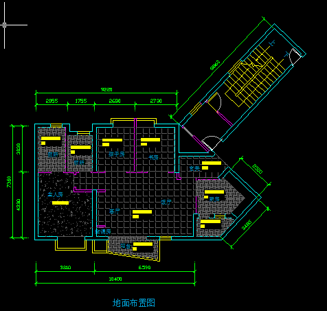 住宅家装施工与设计方案全套CAD图纸-图二