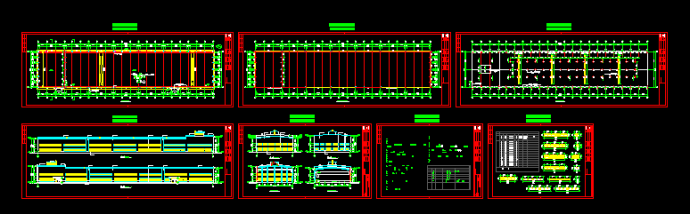 某钢结构厂房建筑施工cad设计方案图纸_图1