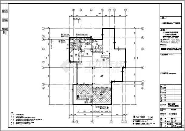 某小区二层剪力墙结构别墅建筑设计方案图纸-图一