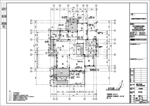 某小区二层剪力墙结构别墅建筑设计方案图纸-图二