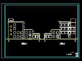 某市四层养老院CAD建筑方案设计-图二