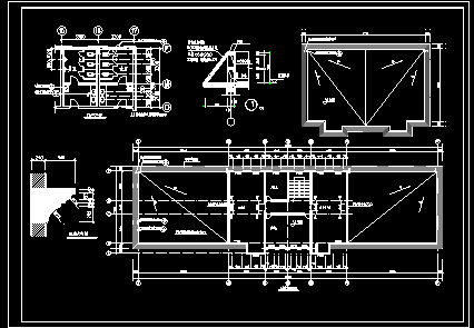 某五层医院门诊楼CAD建筑施工设计图-图二