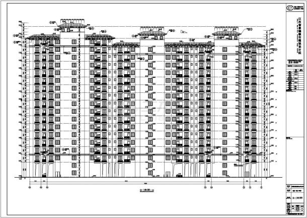 某地16层剪力墙结构住宅楼建筑设计施工图-图一