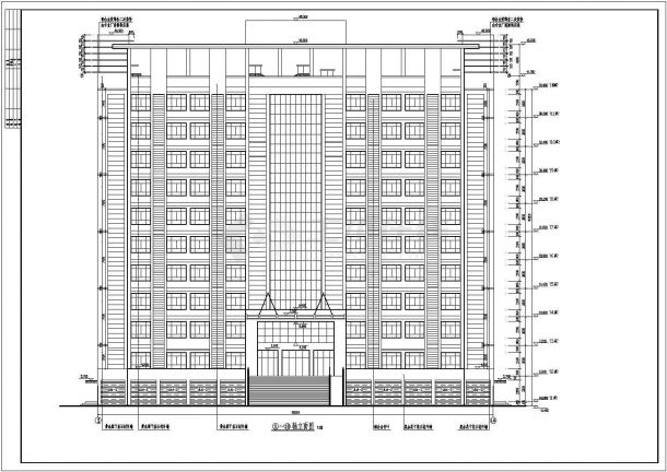 某公司11层综合办公楼建筑设计方案图纸-图一