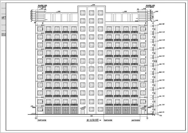 某公司11层综合办公楼建筑设计方案图纸-图二