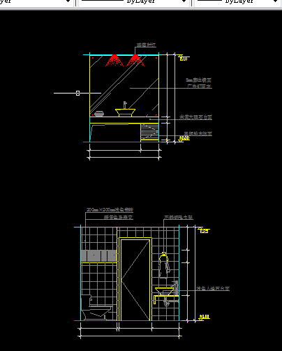 豪华别墅户型设计方案全套CAD图纸-图二