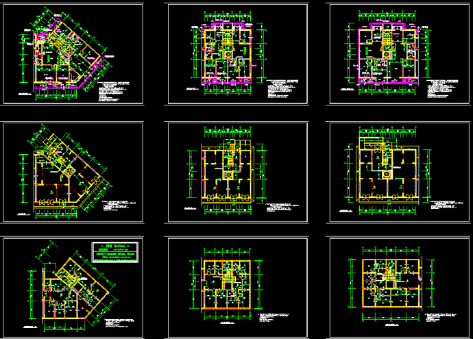 某地多层住宅平立面建筑设计方案图_图1