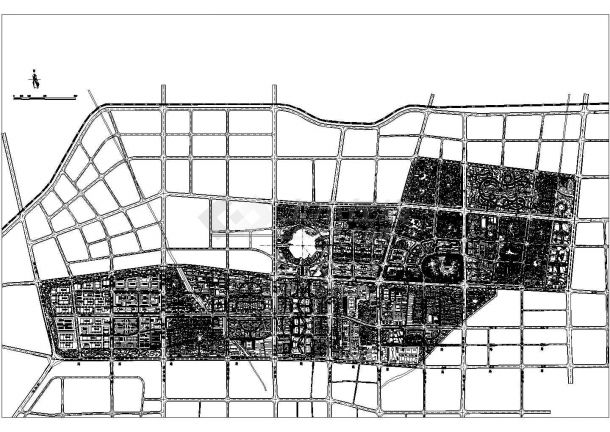 某开发区城市新区规划方案设计平面图-图一