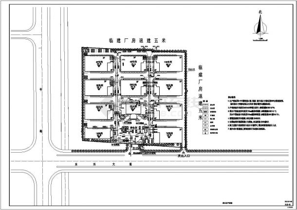 浙江省某厂区室外给排水电气总平面-图二