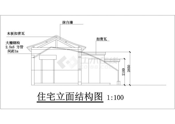 富景庄园样板庭院的整套景观设计施工图-图二