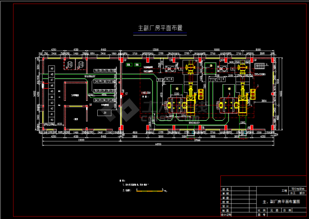 某电站厂区枢纽平面CAD整套布置图-图二