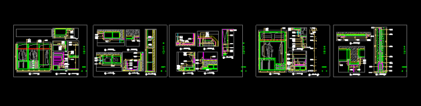 万科某豪宅样板别墅装修设计CAD施工图（含实景）-图一