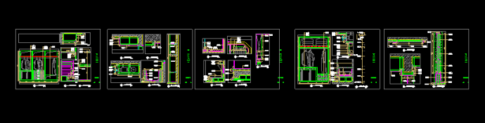 万科某豪宅样板别墅装修设计CAD施工图（含实景）_图1
