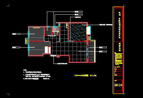 现代欧式混搭风格装修设计CAD施工图附效果图-图二