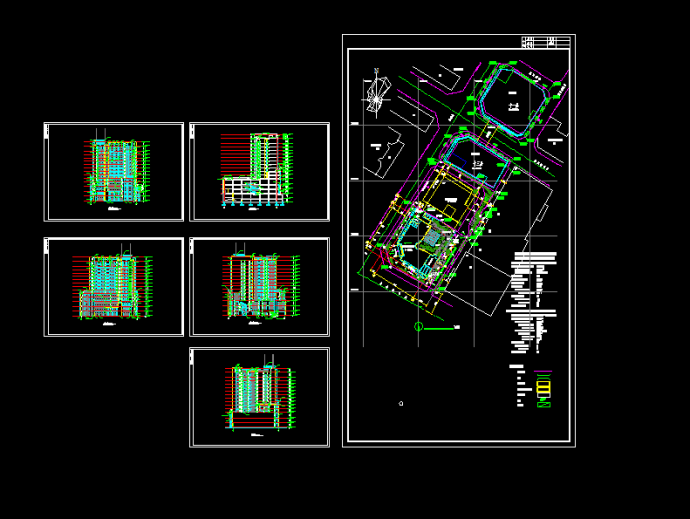 某39084平米商务广场规划设计图_图1