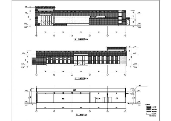 某地区六层中学教学楼建筑设计方案图纸_图1