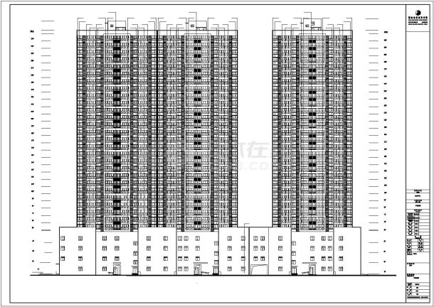 长沙市某31层保障性住房建筑设计施工图-图二