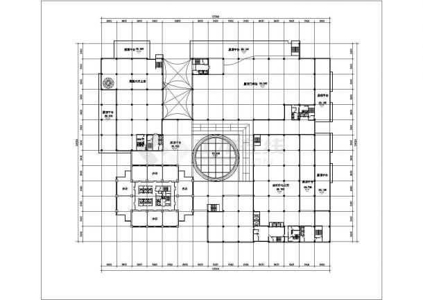 南方某26层购物广场建筑设计方案图-图二