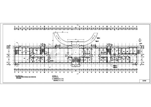 某地区三层综合办公楼建筑设计施工图-图二