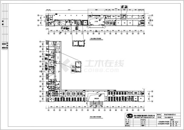 6000平米2层（上层属于夹层）办公楼电气设计图-图二