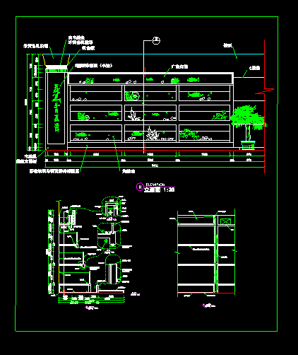 实用酒楼海鲜池cad设计详细图纸