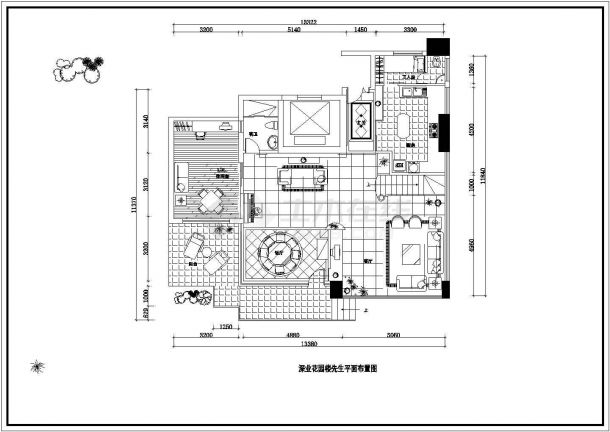 某小区二层单体别墅室内装修建筑设计方案-图一