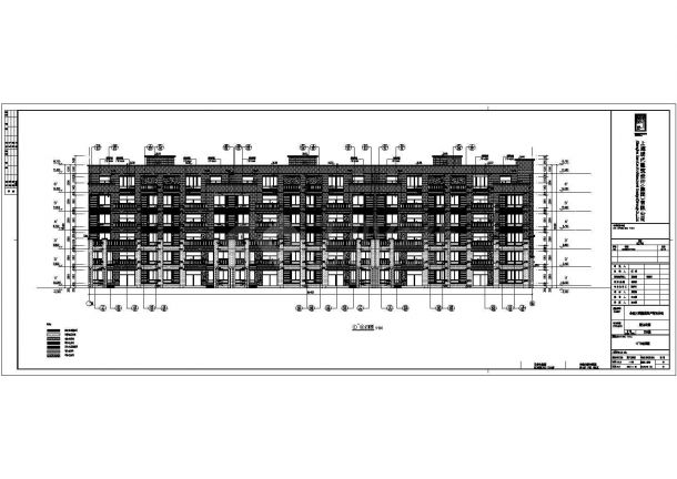 某地区六层框架结构住宅楼建筑设计方案图纸-图二