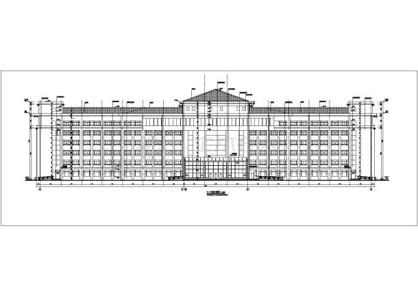 某地区六层框架结构医院住院楼建筑设计方案图纸-图二