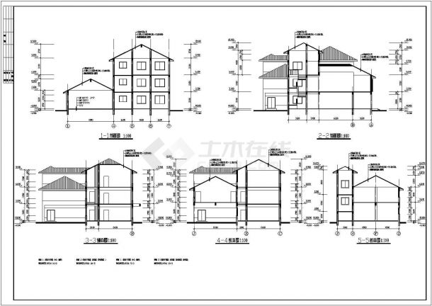 某地区3层6班幼儿园建筑设计方案图纸-图二