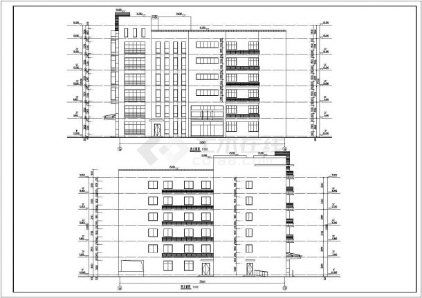 某医院6层门诊综合楼建筑设计方案图纸-图二