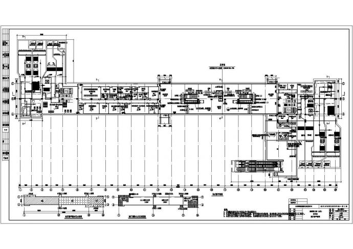 某地铁地下标准站点建筑设计方案图纸_图1