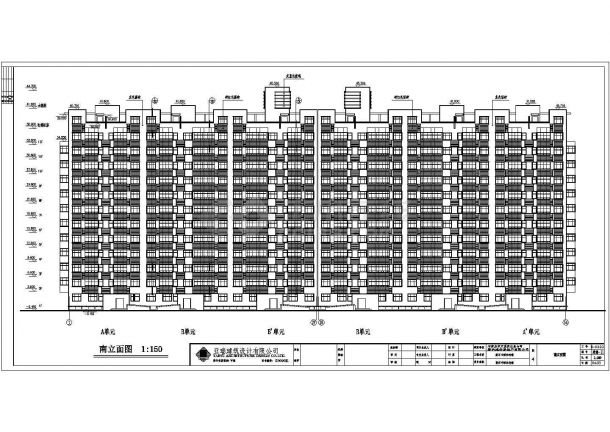 北方某地区高层住宅楼建筑设计方案图-图二