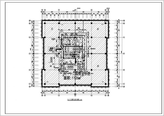 某地区12层框架结构办公楼建筑设计方案_图1
