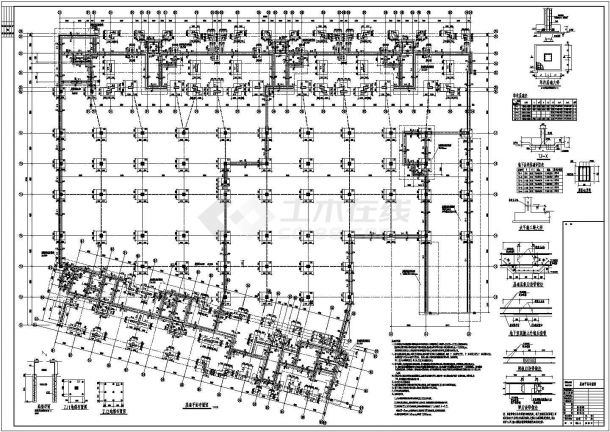 某地核六级地下人防地下室工程图纸-图二