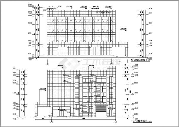 某地区四层框架办公楼建筑设计方案-图二